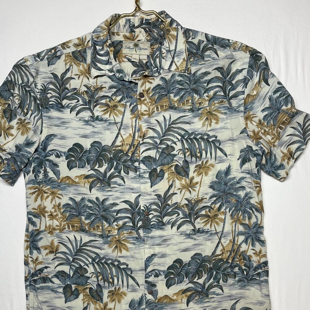 Island Shores Original Island Wear Men's Large Short Sleeve Shirt